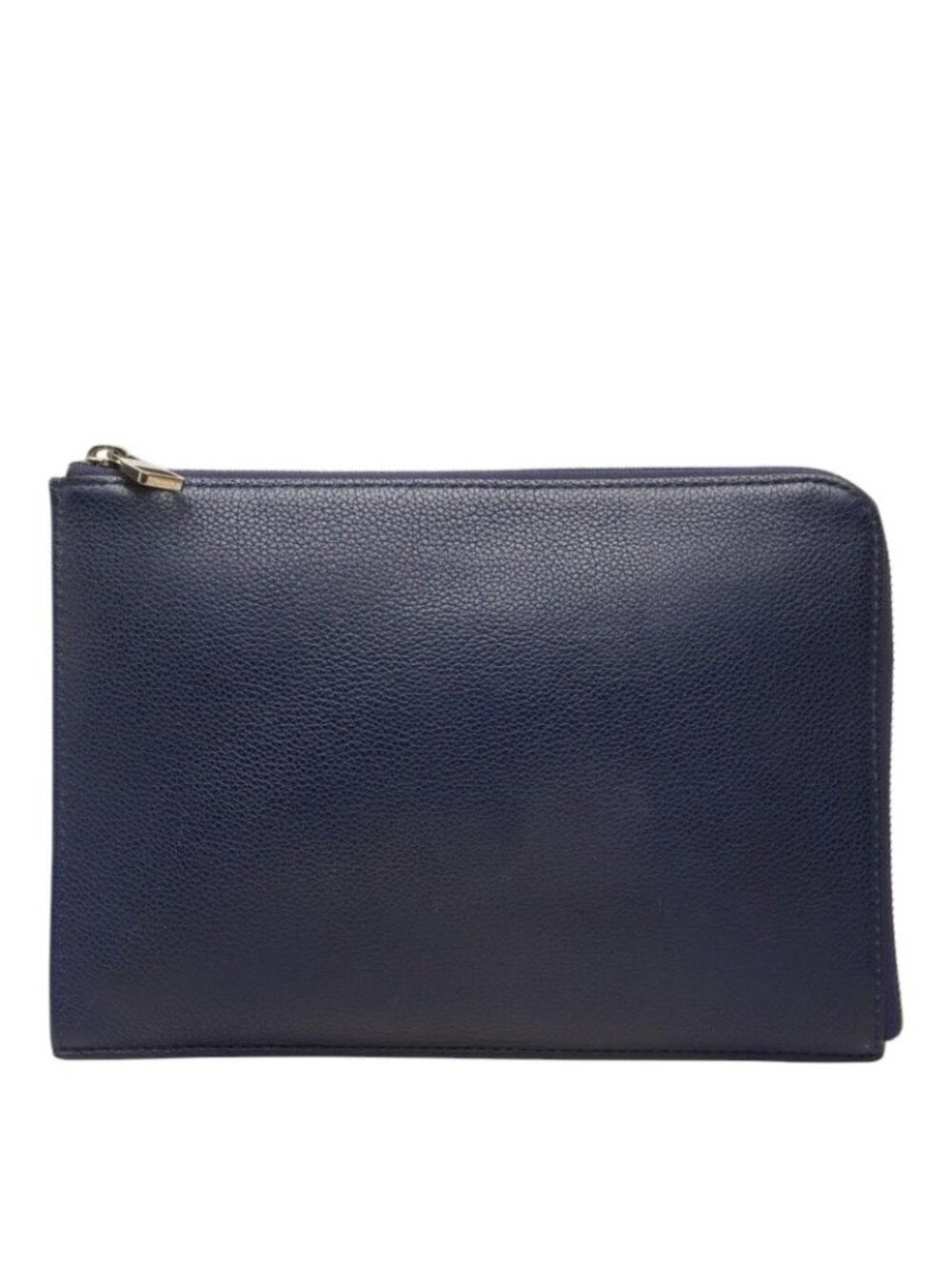 Louis Vuitton Pochette Jules PM Clutch Flat Pouch Navy Taurillon Leather